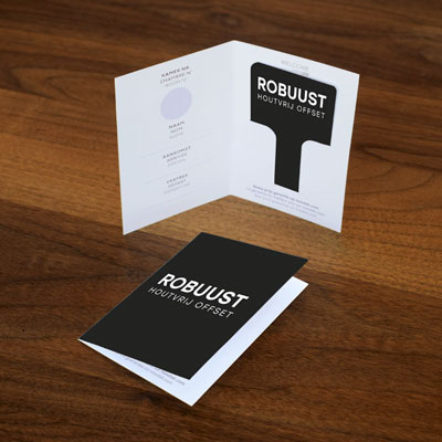 Keycard-Holder ROBUUST gedrukt op houtvrij offset door EasyPrint